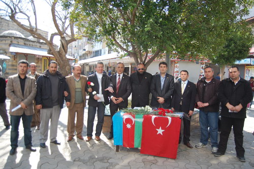 Marmaris’te Hocalı Katliamı Protestosu