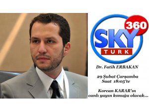Fatih Erbakan bu akşam konuk oluyor