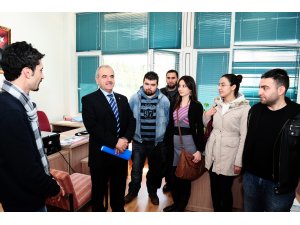 Prof. Dr. Mansur Harmandar Öğrenci Hakları Ofisi’ni Ziyaret Etti