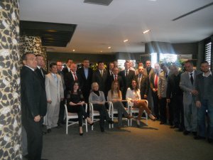 Erdaş, EGAFED Yönetim Kurulu toplantısına 2. kez ev sahipliği yapmaktan onur ve mutluluk duyduğunu dile getirdi.