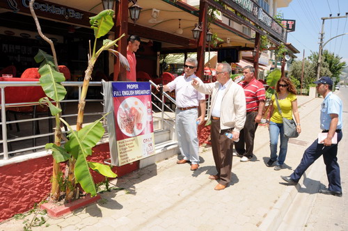 Başkan Ünlü Armutalan'ı Denetledi
