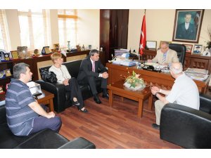 Armutalan'a Kardeş Şehirden Ziyaret