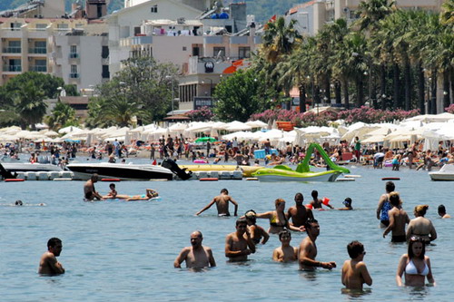 Sakin şehre turist akını