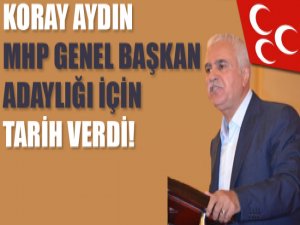 Genel başkan adaylığı için tarih verdi!