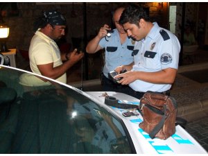 Güvenlikçilere saldıran şehir magandasını polis yakaladı