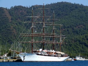 81 yıllık lüks yelkenli Marmaris’te