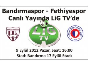 İlk maç LİG TV’den Canlı Yayınlanacak…