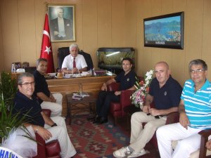 Marmaris Lions Kulübü yeni  Kaymakam Ali Galip Saral’ı ziyaret etti