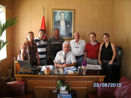 Marmaris Dernekler Birliği Kaymakam Ali Galip Saralı ziyaret etti