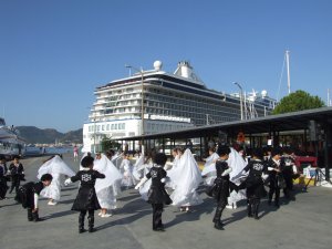 Lüks Yolcu Gemisi Marina ilk kez Marmaris'e geldi.