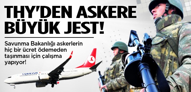Mehmetçik'in ücretsiz taşınacak