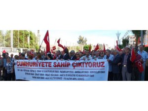 Binlerce Manavgatlı Cumhuriyet İçin Yürüdü