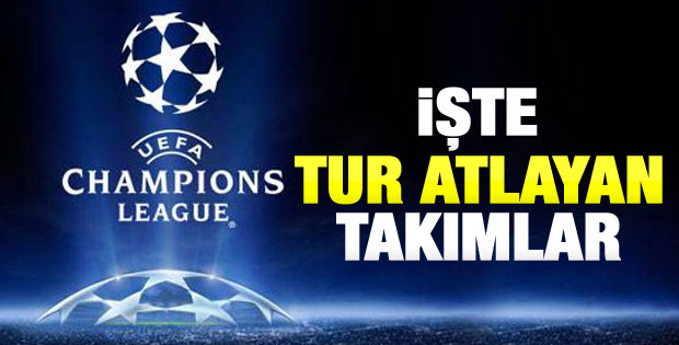 Bir üst tura yükselen takımlar belli oldu.