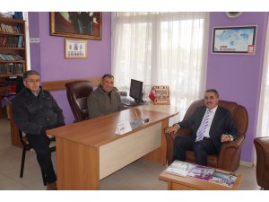 dernek Başkanı Hacı Ali ELİBAL  Başkan İSPİRLİ’yi karşıladı