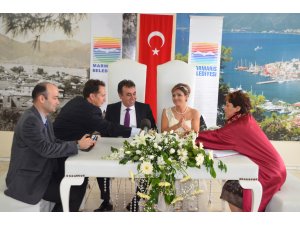 Marmaris'te 12.12.12'de evlendiler