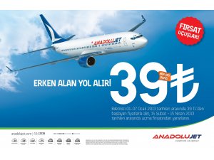 Anadolujet’te Yeni Yıl Kampmanyası