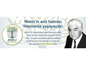 Nesin’in aziz hatırası fidanlarda yaşayacak