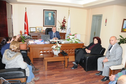 CHP Armutalan Yeni Yönetimi Muhammet Ünlü’yü Ziyaret Etti