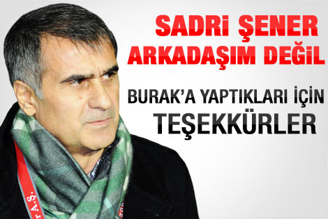 Şenol Güneş: Kimseyi satmadım