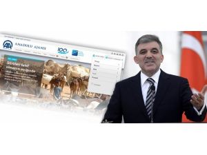 Cumhurbaşkanı Gül'den AA'ya övgü