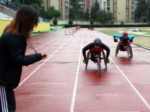 Engelli atletlerin hedefi Akdeniz Oyunları