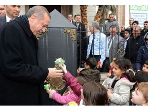 Çocuklardan Erdoğan'a hediye