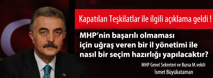 Kapatılan Teşkilatlarla ilgili açıklama