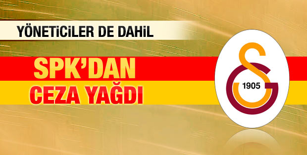 SPK'dan Galatasaray'a ceza