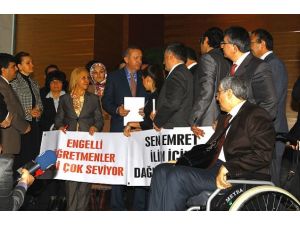 Engellilerden Erdoğan'a teşekkür ziyareti
