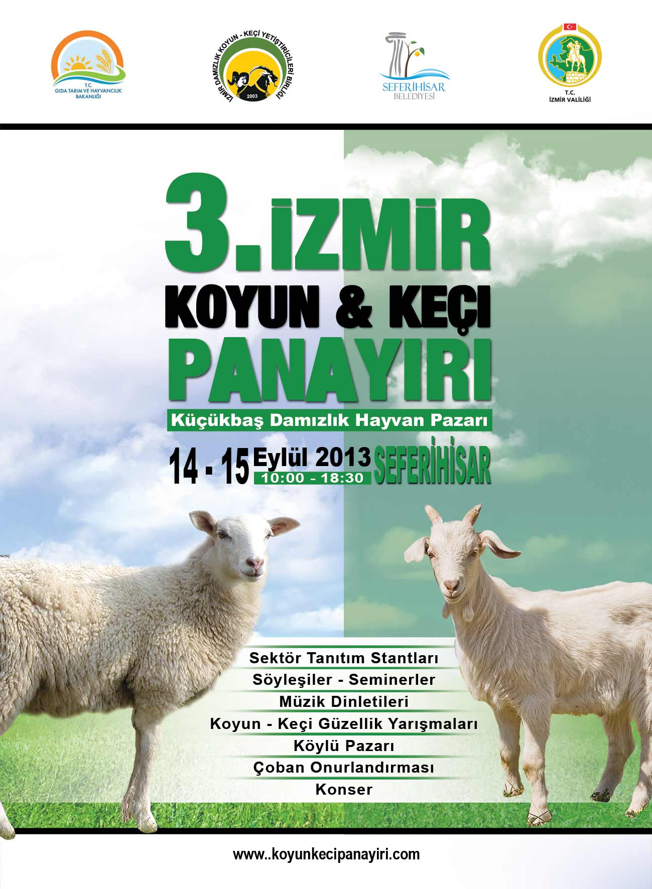 İzmir Koyun Keçi Panayırı 14-15 Eylül’de
