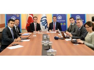 Mehmet Bostan AA Finans Masası'nda