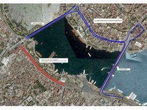 Haliç metro geçiş köprüsü çalışmaları