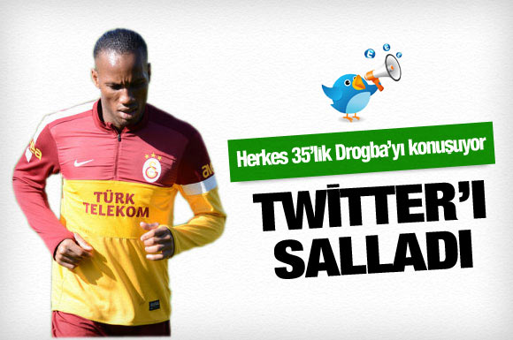 Didier Drogba Twitter'ı salladı