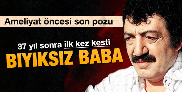Müslüm Gürses'in 37 yıl sonra bıyıksız ilk fotoğrafı
