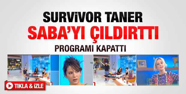 Saba Tümer'e program kapattıran konuk