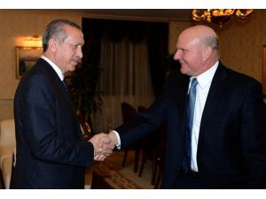 Erdoğan, Microsoft Yöneticisi ile görüştü