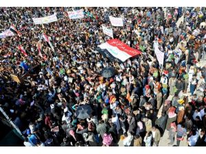 Irak'ta 'Geliyoruz ey Bağdat' Cuma gösterisi