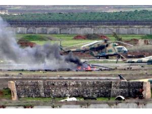 ÖSO askeri helikopter düşürdü