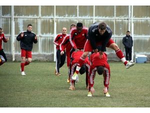 Sivasspor'da neşeli antrenman