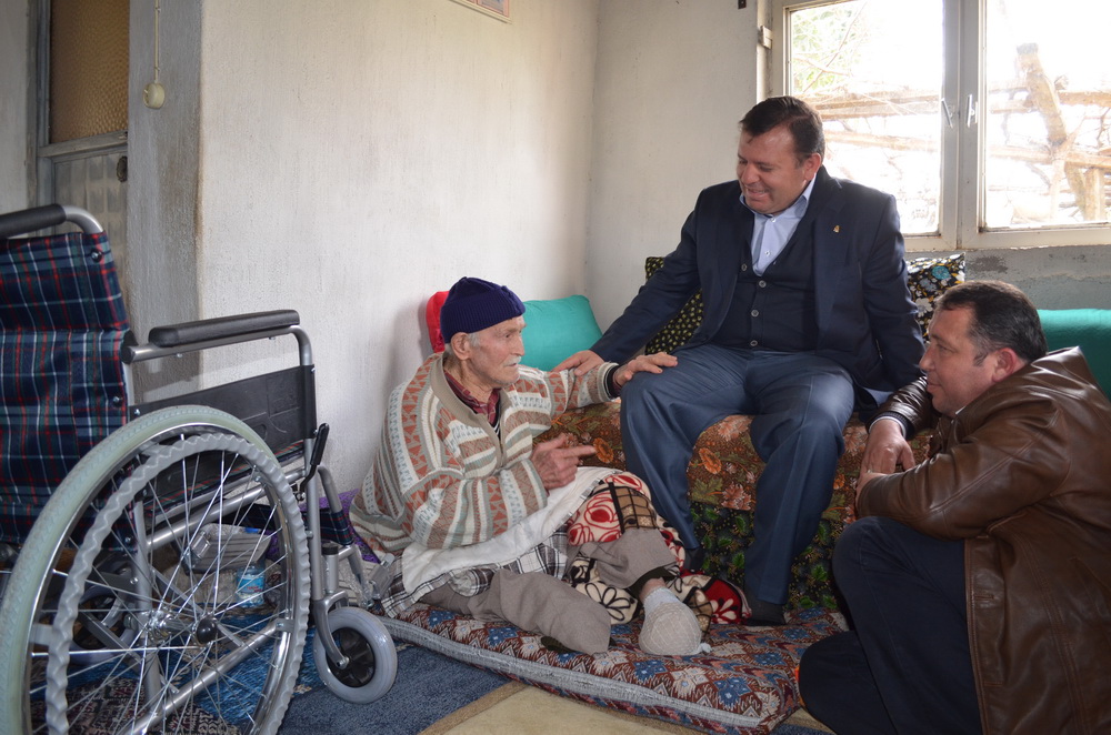 Tekerlekli sandalye duygulandırdı