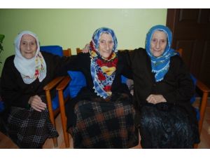 Üçüz nineler evlerine kavuştu