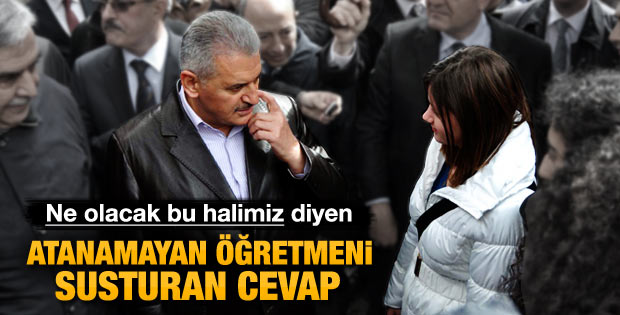 Bakandan atanamayan öğretmene yanıt