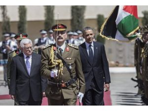 Obama Ramallah'ta törenle karşılandı