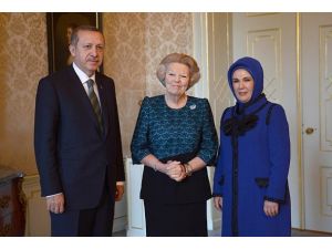 Erdoğan, Kraliçe Beatrix ile görüştü