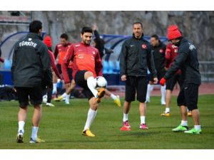 Milli takım antrenman yaptı