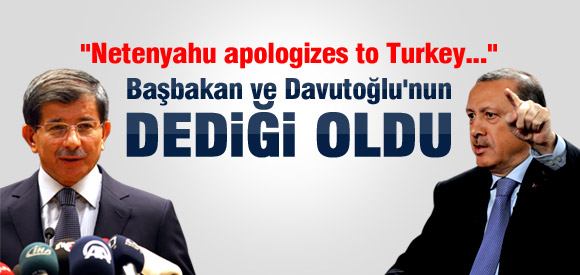 Ve İsrail Özürdiledi