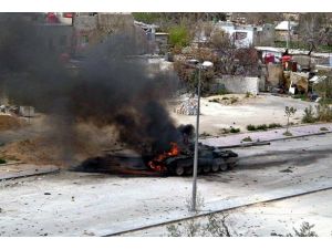 Şam'a havan topu mermisi düştü