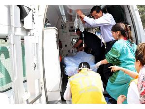 Çadır kentte yangın