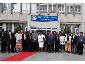 Afrikalı gazetecilerden AA'ya ziyaret