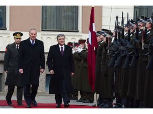 Cumhurbaşkanı Gül Riga'da